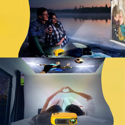 Mini Projecteur - NeoVision™ - Jaune