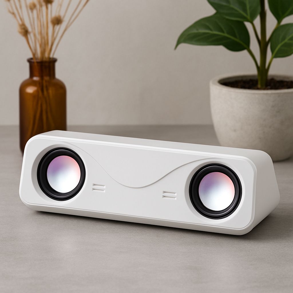 Haut Parleur - BassCore™ - Blanc Duo